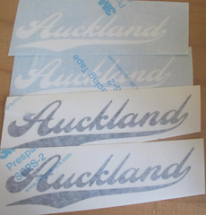 Baseball Font Die Cut Stickers