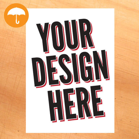Rectangle Stickers - Indoor/Splash Resistant